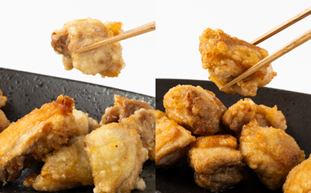 お弁当やおかずで人気の一品 【大分名物】若鶏の唐揚げ(塩・醤油)合計2kg_唐揚げ  からあげ  KARAAGE  骨なし  おつまみ  鶏肉  もも  むね  惣菜  お弁当  おかず  グルメ  大分県_【配送不可地域：離島】【1104201】