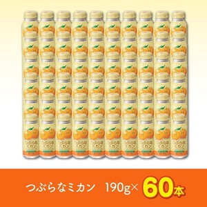 つぶらなミカン(190g×60本)_大分  名産  特産品  つぶらなシリーズ  つぶらなみかん  ミカン  ギフト プレゼント ジュース  缶ジュース つぶ入り  大分県産  果汁飲料_【1104726】