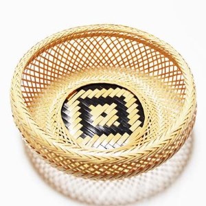 竹細工 鉄鉢盛篭白(1923001)_竹細工 日本製 伝統工芸品 竹工芸