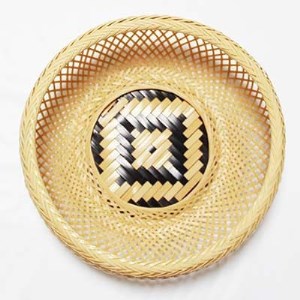 竹細工　鉄鉢盛篭白(1923001)_竹細工  日本製  伝統工芸品  竹工芸  ハンドメイド  伝統工芸 _【1119662】