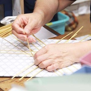 竹細工　鉄鉢盛篭白(1923001)_竹細工  日本製  伝統工芸品  竹工芸  ハンドメイド  伝統工芸 _【1119662】