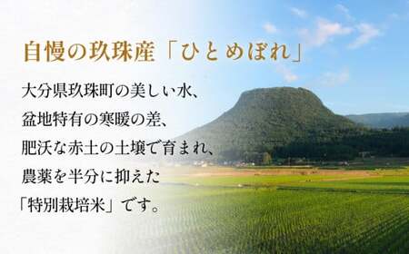 自慢の 玖珠米 「 ひとめぼれ 」 5kg 玖珠米 ひとめぼれ 5kg 白米 令和6年産 大分県 特別栽培米 特Aランク 米 自然 栽培 つや もちもち 盆地 寒暖差 赤土 肥沃な土壌 大嘗祭 献上米 JR九州 料理用 お取り寄せ 安全 食味ランキング