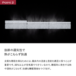 ブレインスリープ マットレス プレミアム フロート ホワイト ダブル / 寝具 クール 快眠 安眠 洗える 通気性 リラックス サステナブル