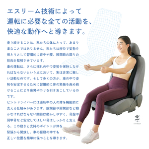 p!nto Drive Eco ［Black］ クッション 座席用 姿勢サポート 通勤 丸洗い可能