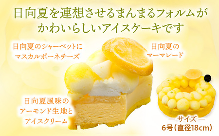 【江森宏之シェフ考案】宮崎市産日向夏のアイスケーキ 日向夏 ケーキ アイス