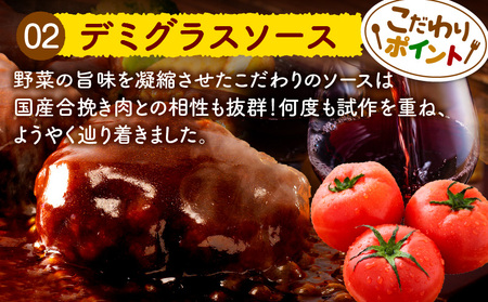 合挽デミグラスソースハンバーグ10個 ハンバーグ デミグラス ランキング 人気 惣菜 小分け おすすめ 肉 豚 牛 合挽 豚肉 牛肉 お肉 ミヤチク デミグラスハンバーグ お弁当 冷凍 おかず