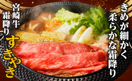 宮崎牛霜降りすきしゃぶ 300g×2 牛肉 精肉 和牛