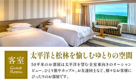 《翌月発券》【1泊お食事なし】ペア宿泊券 スタンダードツイン(50平方メートル) 宿泊券 シーガイア ビュー