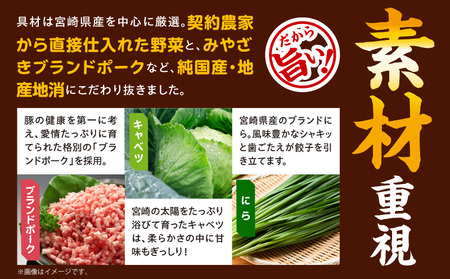 【簡易包装】屋台骨 宮崎餃子(60個×2袋) 餃子 惣菜 おかず