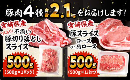 ぷち満足ロースバラエティセット2.1kg 豚肉 ロース 豚肩ロース スライス ハンバーグ しゃぶしゃぶ 小分け 生姜焼き