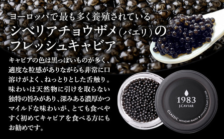 宮崎キャビア1983 バエリ (20g) チョウザメ キャビア 贈答用
