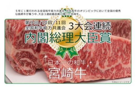 宮崎牛リブロースステーキ(200g×2枚)　肉 牛 牛肉