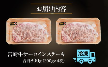 宮崎牛サーロインステーキ(4枚セット)