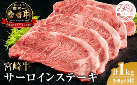 宮崎牛サーロインステーキ(1kg)