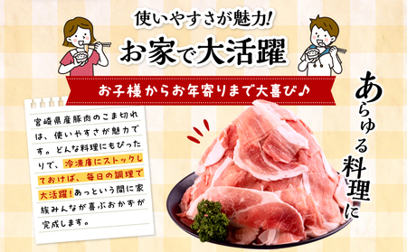 宮崎県産 豚こま切れ:250g×20パック 合計5kg 豚肉 こま切れ 宮崎県産  