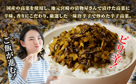 濃厚とんこつ風来軒 辛子高菜（常温）250g×1袋 辛子高菜 高菜 漬物