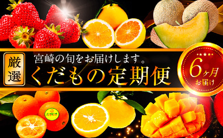 《2026年発送先行予約》【数量・期間限定】青果店厳選！「6ヶ月お届け！くだもの定期便Vol.2」 フルーツ 旬 定期便 いちご きんかん 日向夏 マンゴー メロン