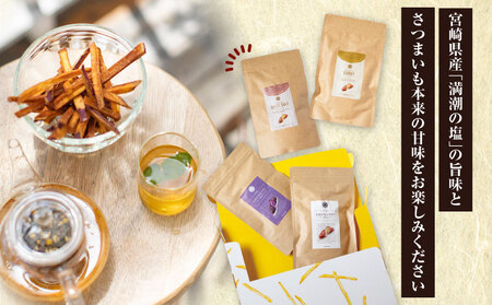 熟成さつまいもの芋けんぴ選べる２種セット 塩けんぴ プレーン味 紫蜜いも