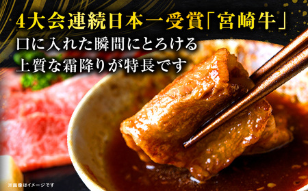 【定期便全3回】宮崎牛焼肉食べ比べ4種～8種盛り 合計800g 焼肉 最高級 ブランド