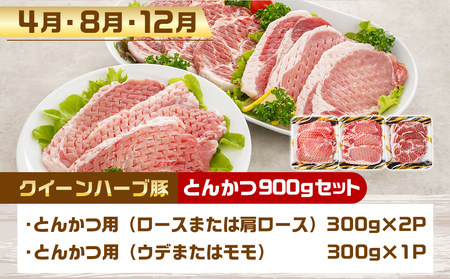 「クイーンハーブ豚」のいろいろ定期便(5ヶ月)_TAA5-2901_(都城市) ブランドポーク しゃぶしゃぶスライス ミンチ バラ焼肉 肩ロース焼肉 とんかつ 生姜焼き 肉巻き ミルフィーユカツ 定期便