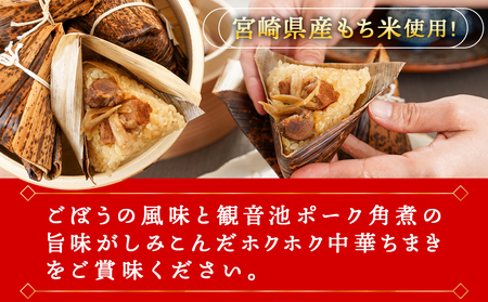 観音池ポーク角煮入り中華ちまき7個_AA-9221_(都城市) 都城産観音池ポーク 本格ちまき もち米 角煮 ホクホク ほっこり