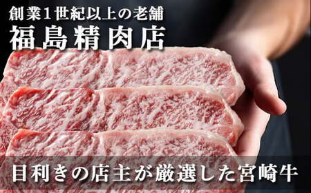 宮崎牛ロースステーキ200g×2枚&極上スパイス「喜」詰替えセット_AC-C002_(都城市) 宮崎牛 ロースステーキ 万能調味料 スパイス セット