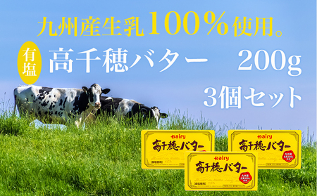 高千穂バター3個セット_AA-2314_(都城市) 高千穂バター 有塩タイプ 南日本酪農