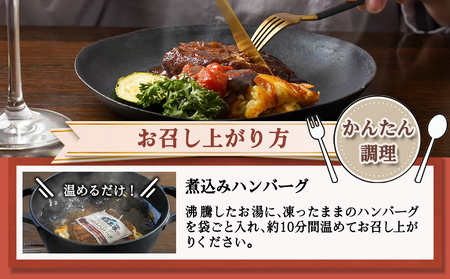 霧島黒豚煮込みハンバーグ(デミグラスソース仕立て)8個セット_LG-2802_(都城市) 霧島黒豚煮込みハンバーグ デミグラスソース仕立て 120g×8個 加工品