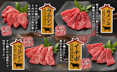 宮崎牛食べ比べ10種盛り焼肉セット(各600g×2P)_34-3103_(都城市) 都城産 宮崎牛 A4ランク 焼肉 セット 内モモ カタ トンビ ランプ ラムシン マルシン カメノコ イチボ マルカワ ミスジorトモサンカク 10種類 贈答用