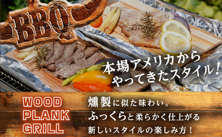 都城ウッドプランク6枚(スギ・ヒノキ各3枚)_11-L801_(都城市) ウッドプランク 都城盆地スギ材×3枚 都城盆地ヒノキ材×3枚 防腐剤や防カビ剤不使用 木の板 バーベキュー