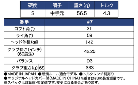 スリクソン ZXi フェアウェイウッド 【VENTUS/S/7】≪2024年モデル≫_DK-C711-7S