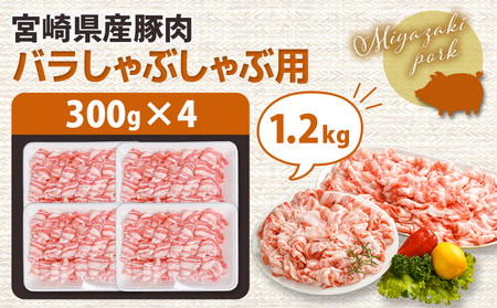 宮崎県産豚肉バラしゃぶしゃぶ用1.2kg_12-M601_(都城市) 宮崎県産豚肉 バラしゃぶしゃぶ用 豚バラ肉