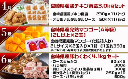 【セレクト定期便】第2弾☆都城市ご当地グルメ定期便(12ヶ月)≪2026年お届け≫_T175-MY01