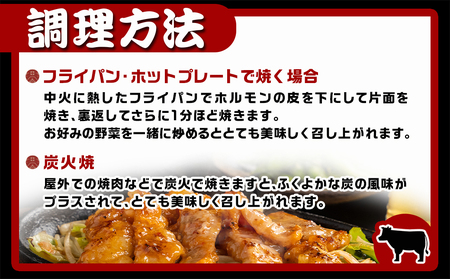 やみつき牛ホルモン800g!(真空小分け)≪みやこんじょ特急便≫_LG8-3307-Q_(都城市) 牛ホルモン 味付き 200g×4P 800g 小分け 真空パック