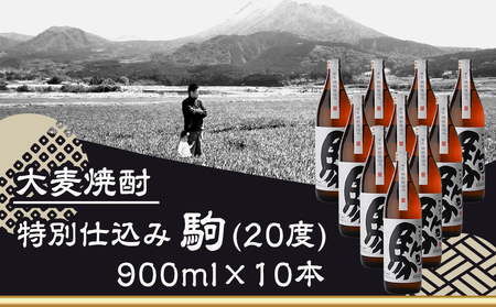 「みやこんじょ銘酒」【柳田酒造】特別仕込み駒(20度)900ml×10本≪みやこんじょ特急便≫_29-3502_(都城市) 麦焼酎 20度 900ml瓶 10本 焼酎 柳田酒造