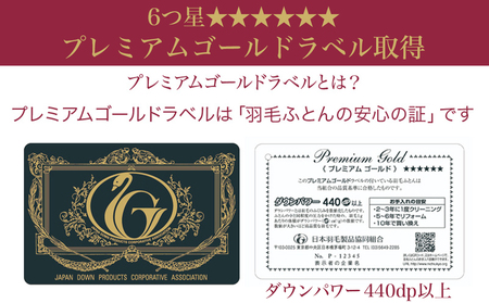 【柄ブルー】二層キルト羽毛掛布団95%プレミアムゴールドラベル1.2kg SL_AK-J203-gbl_(都城市) 綿100% 80サテン 光沢 しなやかさ 柔らかさ 心地よい ホワイトグースダウン プレミアムゴールドラベル 羽毛ふとん 高級キルト ダウンプルーフ加工 7年保証付