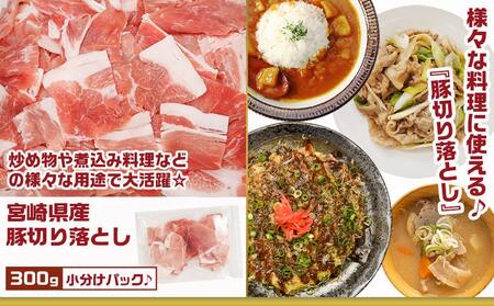 観音池ポークしゃぶ2種&宮崎県産豚切り落とし【総重量1.4kg】_AA-9233_(都城市) 観音池ポーク ロース 肩ロース しゃぶしゃぶ用 宮崎県産豚肉 ウデ・モモ 切落とし