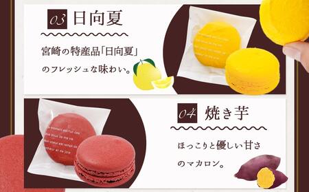 静マカロン 四季彩りセレクト 6種6個入≪みやこんじょ特急便≫_LE-C209-Q_(都城市) スイーツ さくら いちご 日向夏 焼き芋 黒ごま ショコラ マカロン