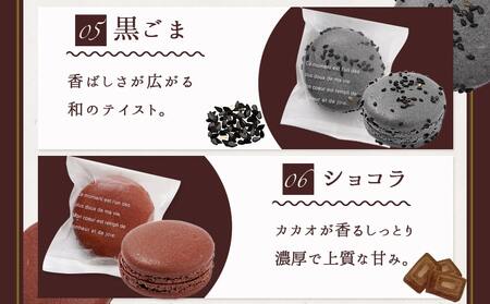 静マカロン 四季彩りセレクト 6種6個入≪みやこんじょ特急便≫_LE-C209-Q_(都城市) スイーツ さくら いちご 日向夏 焼き芋 黒ごま ショコラ マカロン