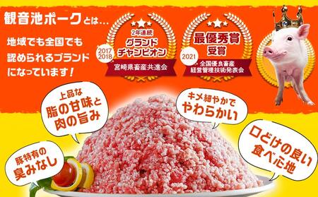 観音池ポークのキーマカレー4パック※ポスト投函_LB-1504_(都城市) 都城産 観音池ポーク キーマカレー 180g 4P ブランドポーク ポスト投函 