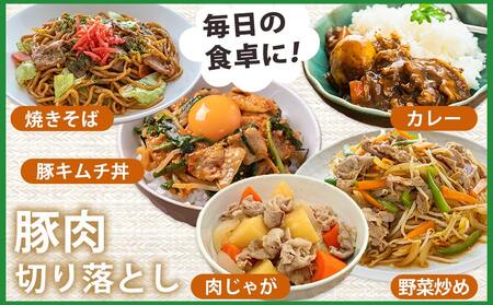 宮崎県産豚肉切り落とし&鶏もも肉(カット済)【総重量3kg】_12-M607_(都城市) 宮崎県産豚肉 切り落とし 宮崎県産若鶏 もも切身 真空パック 小分け 若鶏 唐揚げ チキン南蛮 てりやきチキン カレー ストック