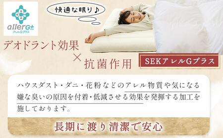 抗ウイルス加工羽毛掛ふとん ポーランド産ホワイトダック90％【S】≪みやこんじょ特急便≫_AN-E105-Q_(都城市) 羽毛布団 寝具 抗菌防臭加工 ダウン SEKアレルGプラス加工 日本製 掛け布団 シングル