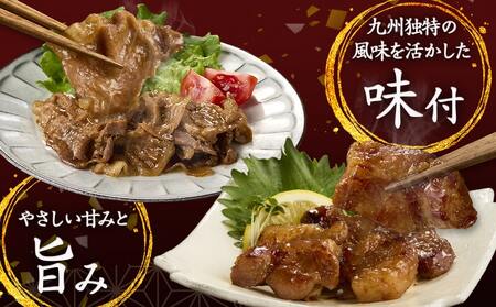 豚肉食べ比べ!九州甘口漬け込み(たれ・味噌)セット_AA-F208