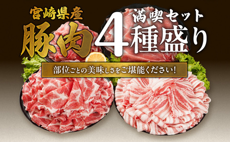 宮崎県産豚肉バラエティ2.3kgセット_MJ-N206_(都城市) 宮崎県産豚 バラスライス 肩ロース又はローススライス モモスライス 小間切れ 豚肉