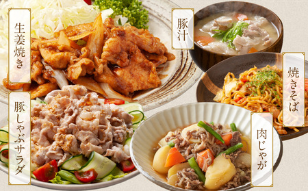 宮崎県産豚肉バラエティ2.3kgセット_MJ-N206_(都城市) 宮崎県産豚 バラスライス 肩ロース又はローススライス モモスライス 小間切れ 豚肉