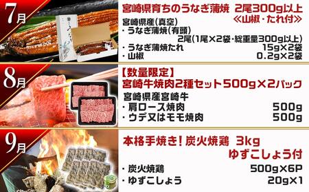 【セレクト定期便】第3弾☆都城市ご当地グルメ定期便(12ヶ月)≪2026年お届け≫_T180-MY01