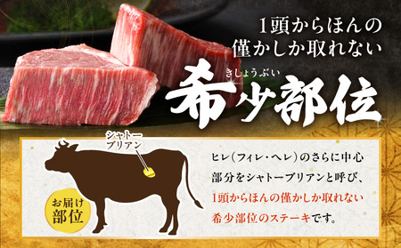 宮崎牛シャトーブリアンステーキ150gx8枚_AK-N201_(都城市) 宮崎県産宮崎牛 シャトーブリアン ステーキ 宮崎牛 ステーキ