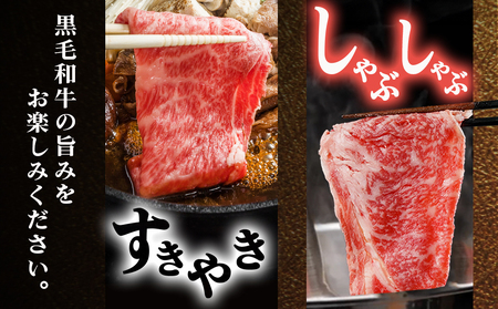 【福袋★2026】【黒毛和牛】ロースすき焼き用500g_AO-I901-F2026_(都城市) 国産黒毛和牛 ロースすき焼き 500g ロース肉 贈答用 しゃぶしゃぶ すき焼き