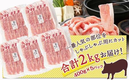 【福袋★2026】観音池ポーク ロースしゃぶしゃぶ〈全部真空パック〉1.6kg+400g_13-1506-F2026_(都城市) 都城産 ブランドポーク 観音池ポーク ネッカリッチ 真空 ロース しゃぶしゃぶ肉 福袋