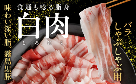 家計応援キャンペーン!霧島黒豚バラしゃぶ&切り落とし2.7kgセット+ハンバーグ≪みやこんじょ特急便≫_AC-2804-Q-CP_(都城市) 10日以内お届け 霧島黒豚 バラ しゃぶしゃぶ かた もも 切り落とし 小分け 煮込みハンバーグ デミグラスソース仕立て